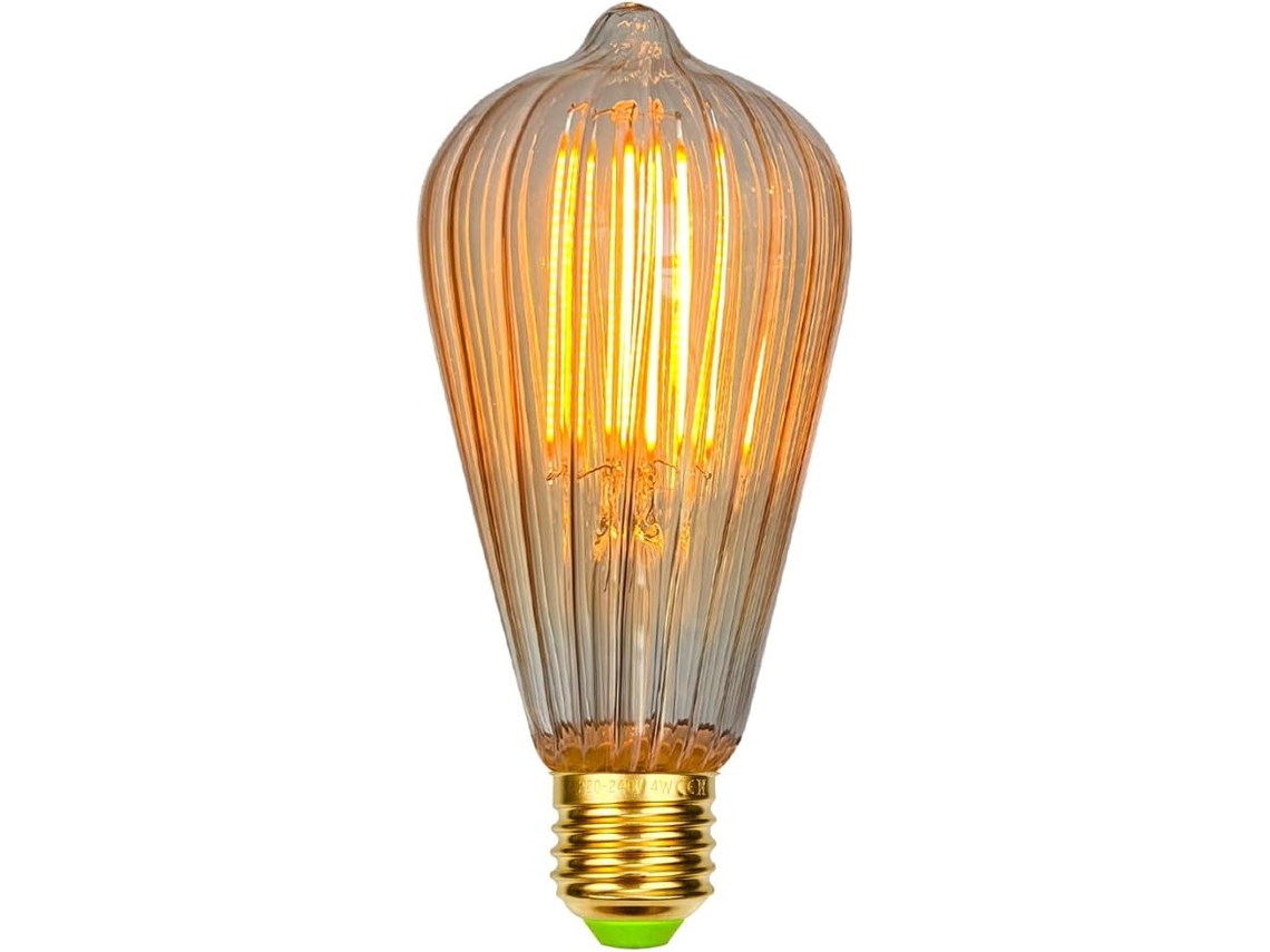 Lâmpada De Filamento Led Decorativa Especializada Estilo Edison St64 4w 2500 Kelvin Regulável 220 240v E27 Ehstmind