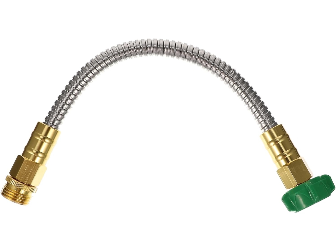 Conector De Mangueira Água Em Aço Inoxidável, Extensor Flexível Para