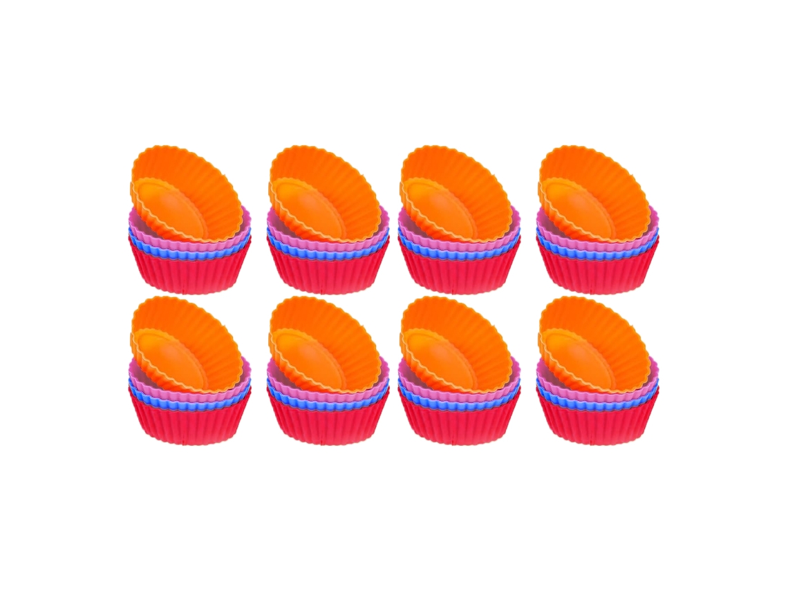 KOFIHETY Divisor Para Marmita De Silicone Forro Para Cupcake De Silicone Copo Para Muffin De Silicone