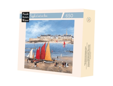 Puzzle PUZZLE MICHELE WILSON Madeira - Bege - 40 x 33 cm)