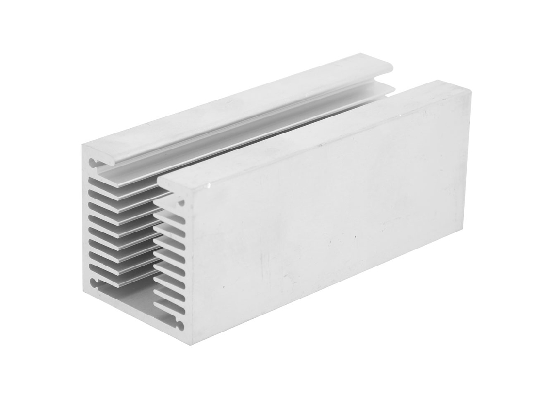 Disipador de Calor de Alumínio Tipo U To 3p Aleta Densa 100x40x40mm