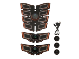 Lurelia Estimulador Abdominal Adesivo Ems Para Músculos Abdominais Domésticos, Estimulador De Treinamento Muscular Para Braços E Pernas, Fitness