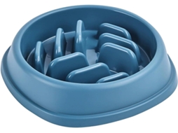 Tigela de Alimentação Lenta para Cães e Gatos, Grande Capacidade, Estável e Que Não Tomba Facilmente, Azul AQUAFORGE
