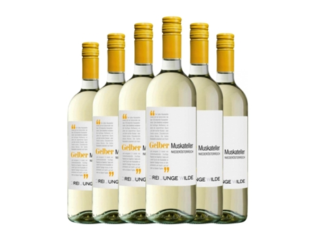 Vinho branco DREI JUNGE WILDE Gelber Muskateller Mascate Burgenland (0.75 L - 6 Unidades)
