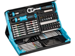 Hazet 2200Sc-31 Conjunto de bits de chave de fenda Smartcase Bits: Hexágono sólido 1/4 Polegada 6 3 Mm Slot Perfil Phillips Perfil Ph Perf VIGOR