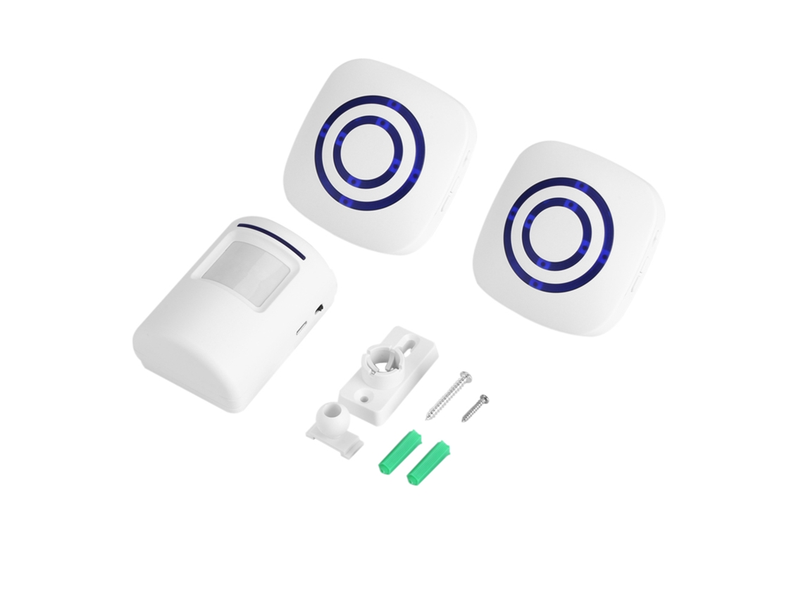 Campainha De Indução Plug-in Com Transmissão Dividida E Dois Receptores, Compatível Com Laxiscreed