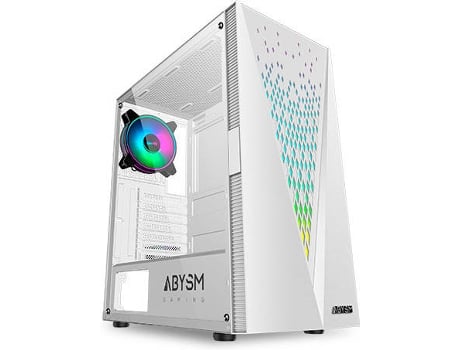 Caixa PC ABYSM Danube AB812110 (ATX - Branco)