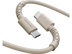 Cabo FRESH 'N REBEL USB C USB C 2m 100W (Bege)