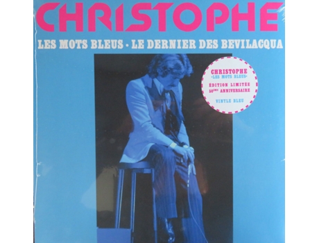 Christophe Les Mots Bleus / Le Dernier Des Bevilacqua Vinil Azul Edição Limitada 45Rpm Rsd 2024