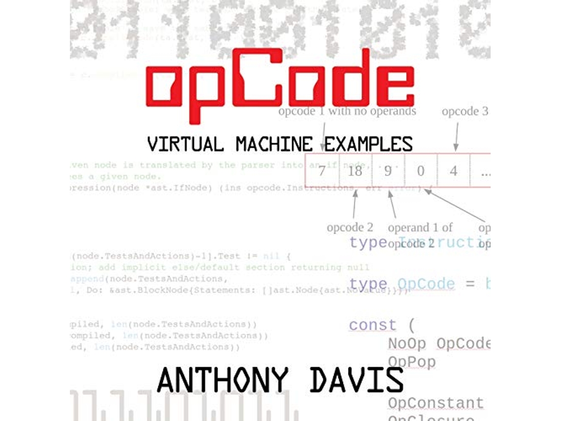 Livro opCode virtual machine examples de Anthony Davis (Inglês)