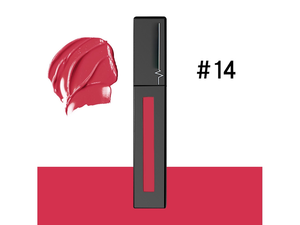 Labial Líquido Mate Natural No Pegajoso De Larga Duración Brillo Labial Herramienta Cosmética