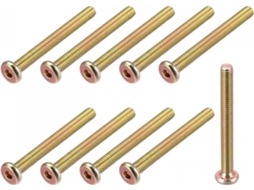 Parafusos de Máquina com Cabeça Sextavada Interna 20 Pçs CHABERLU (m6x55mm)