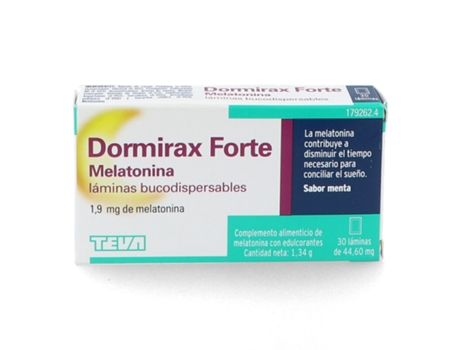 Suplemento Alimentar DORMIRAX Dormirax Forte 1,9 Mg 30 Laminas Bucod