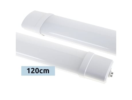 Régua Cianita 120Cm Ip65 70W Led 6300Lm 6400K C.124Xl.8 2Xalt.4 8Cm Branco com Conectores Rápidos FERRIMEX