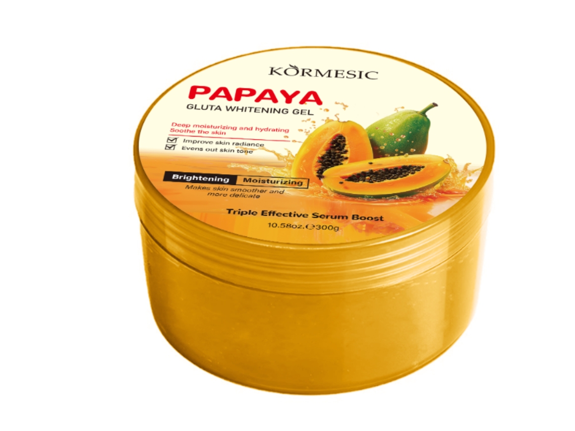 Gel Clareador com Glutationa e Papaya, 300g, Ideal para Pele Mais Clara e Uniforme LAXISCREED