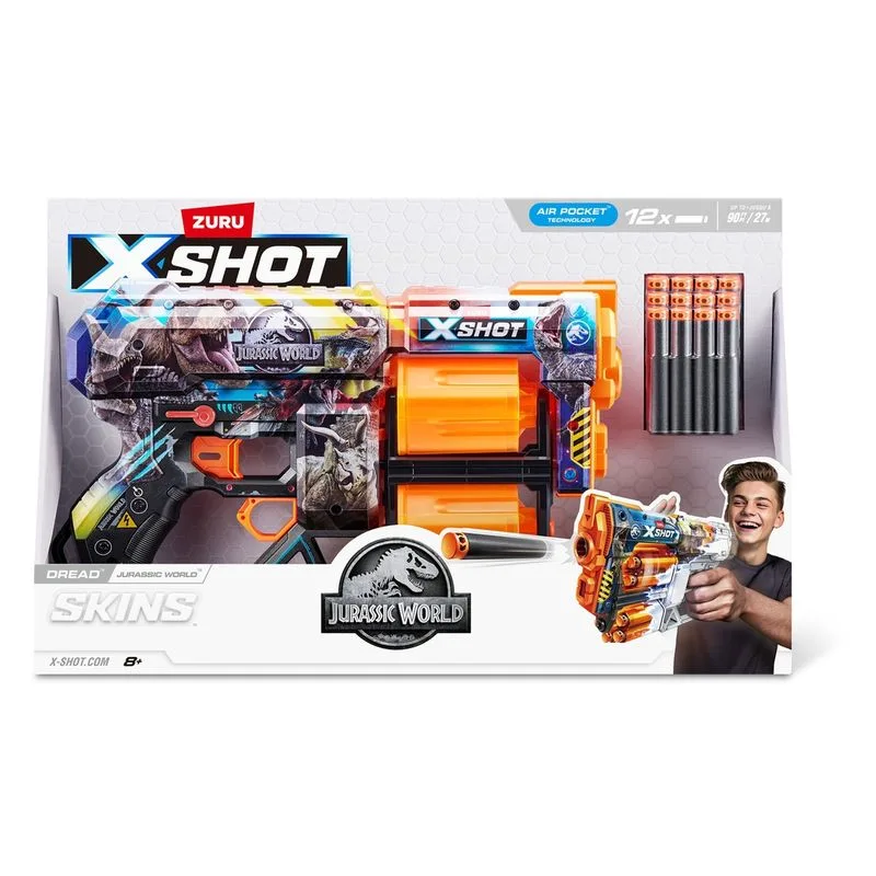 Skins Zuru Zuru Xshot Dread Jurassic World 36754 P25