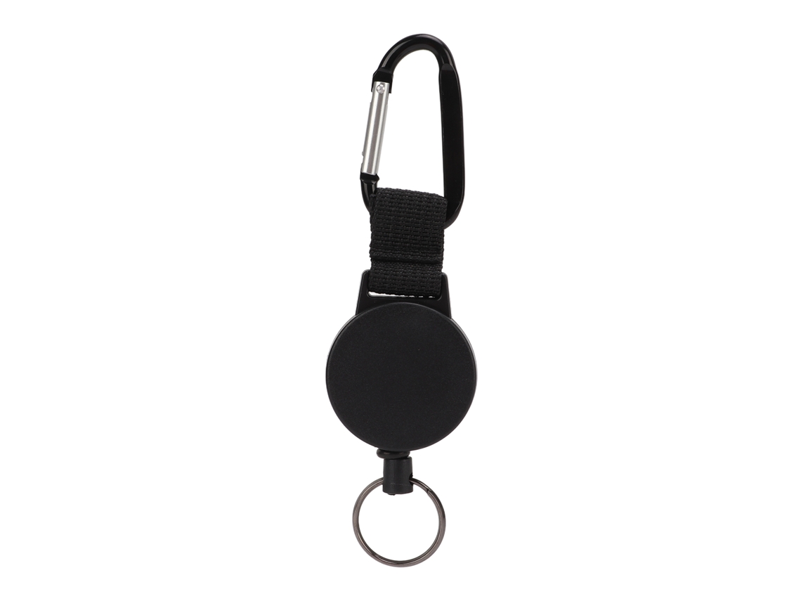 Cadeia de Chave Retrátil com Carabina e Fio de Aço Tipo B