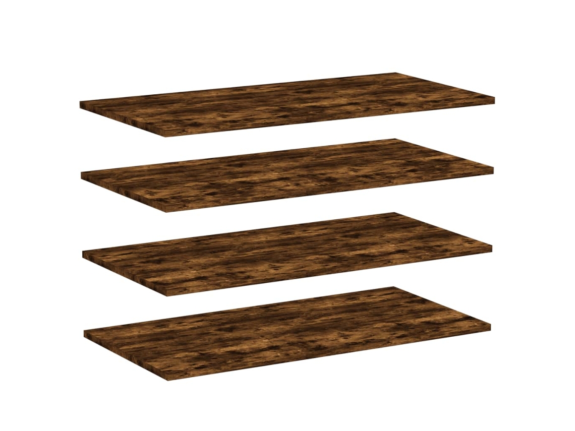 Wall Shelf, Wall Shelves Vidaxl Marrom Madeira Processada (80 X 40 X 1.5 Cm)