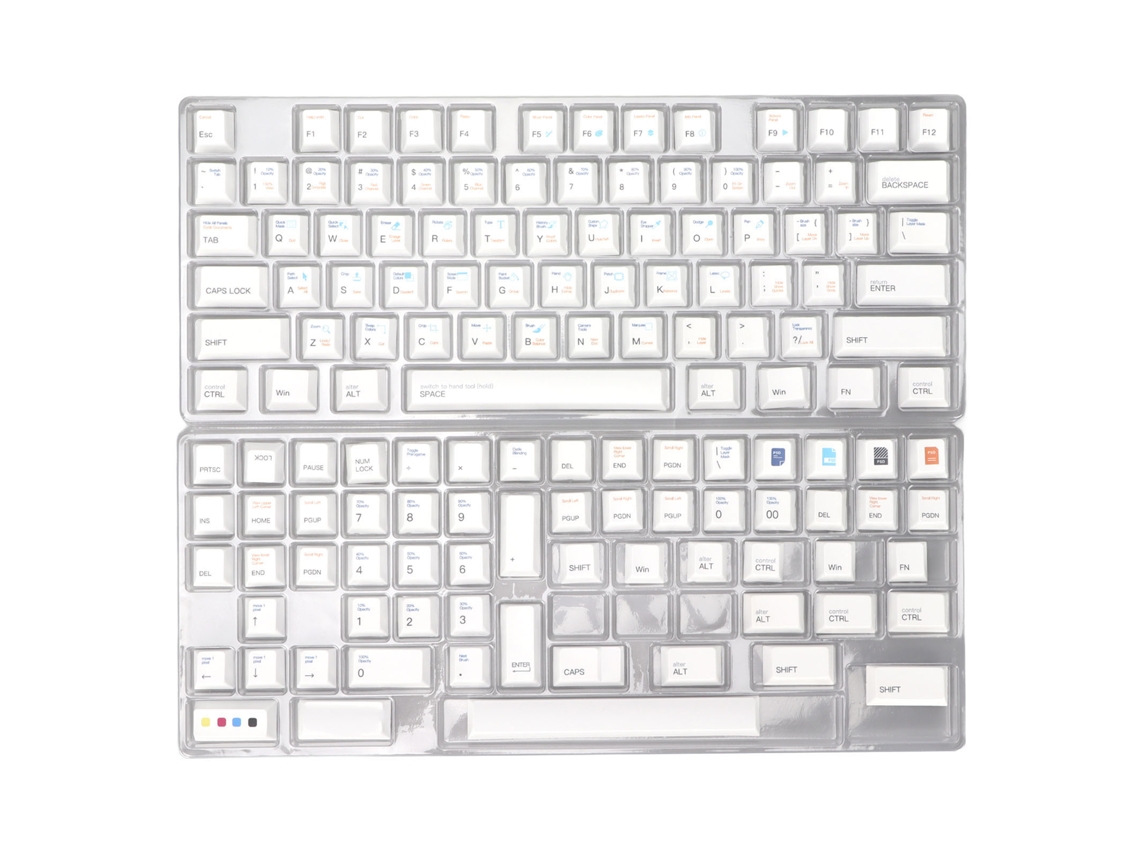 Conjunto de Teclas Pbt de 136 Teclas LAXISCREED