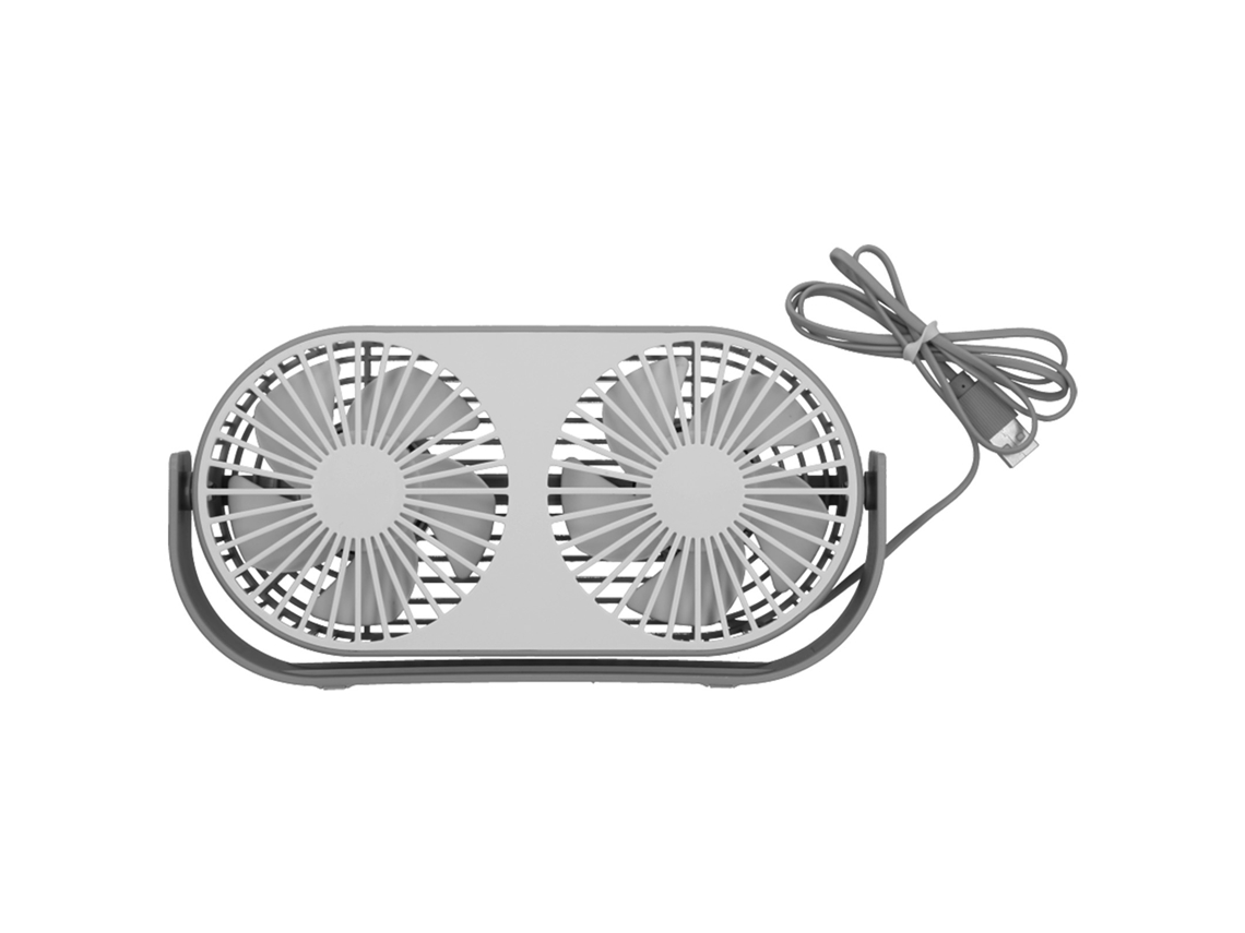 Laxiscreed Ventilador De Escritorio Com Duas Cabeças, Mini E Usb, Leve E Perfeito Para Dormitórios