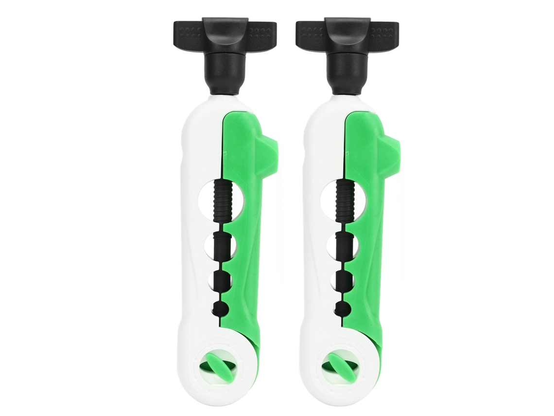 Mini Carretel de Linha AQUAFORGE ajustável, branco e verde