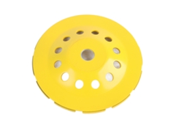 Disco de desbaste diamantado de 180 mm com dupla fileira para esmerilhadeira angular, para corte de tijolo e concreto.