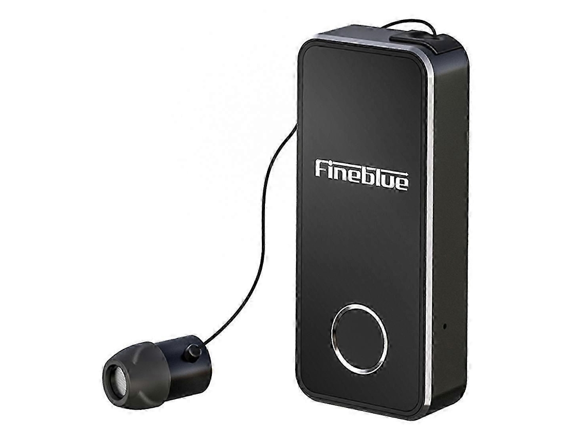 Fone De Ouvido Sem Fio Fineblue F2 Pro Bluetooth V5.0 2026 Com Viva-voz, Alerta Vibratório E Clipe De Fixação.