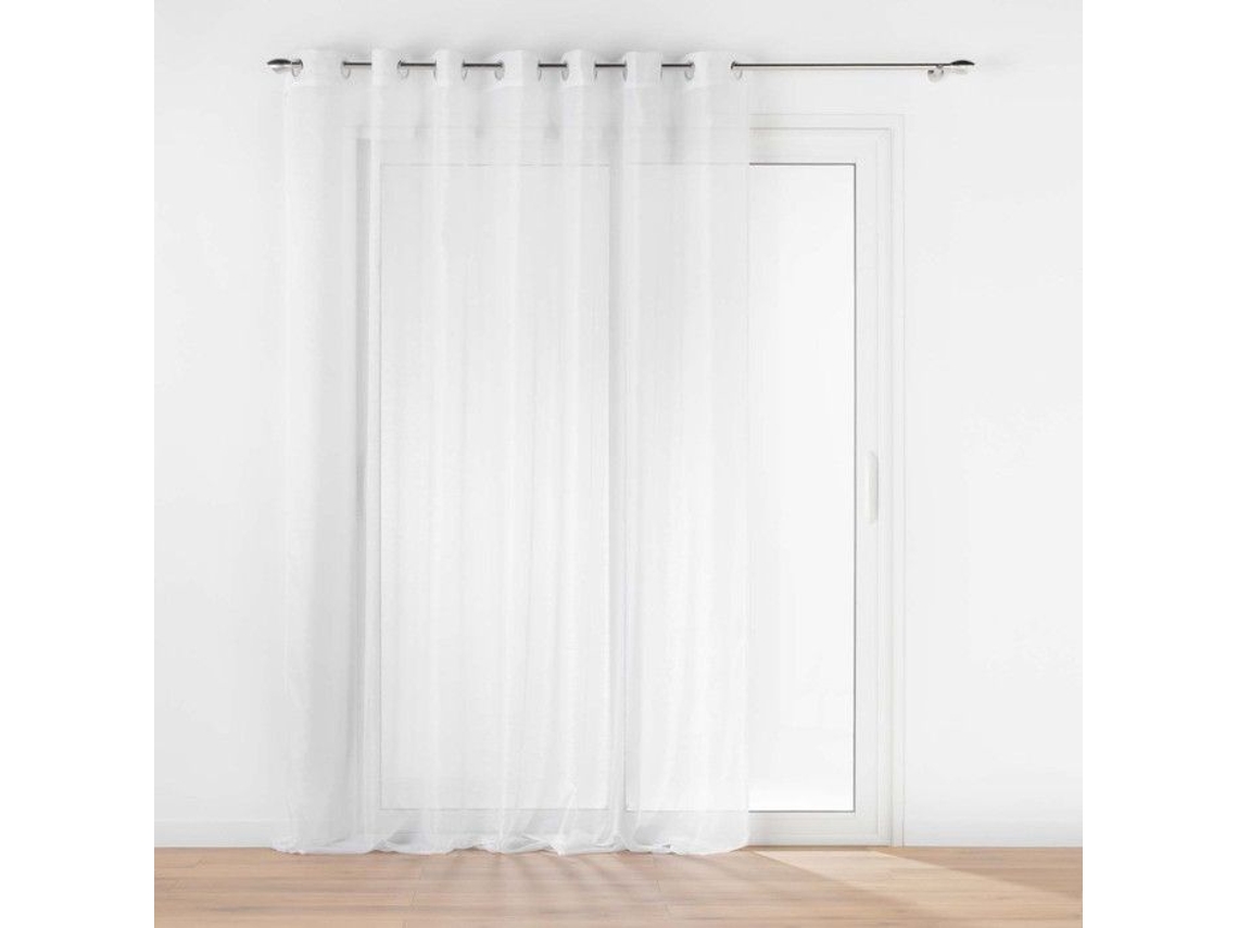 Voil Grande Janela 240 X 240 Cm – Voile Sablé Lissea Branco