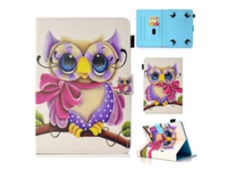 Capa de couro universal Webake com costura colorida para tablet