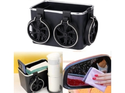 Apoio De Braço Universal Para Carro Com 3 Porta Copos Dobráveis ​​e Pano De Limpeza Absorvente. Olysi Shop