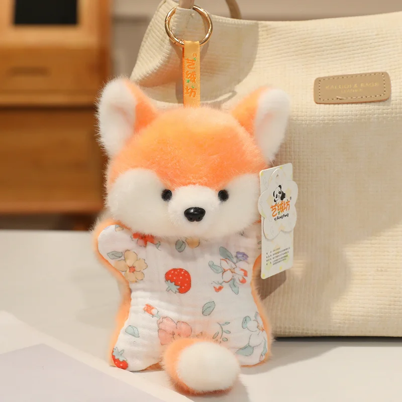 (raposa 16cm) Brinquedo De Pelúcia De Enchimento, Boneco De Animal De Desenho Animado, Presente De Aniversário