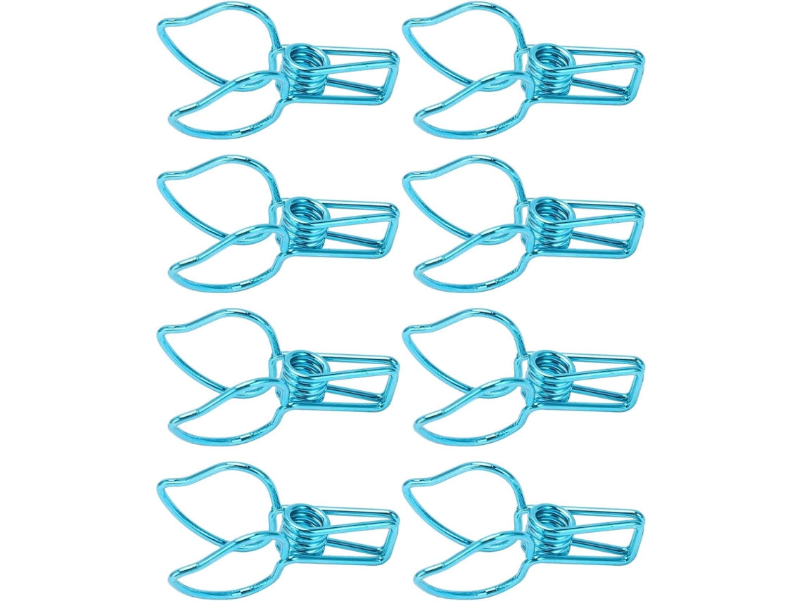 100-Clips Metálicos em Formato Pêssego Com Ponta Oca, Strong Force of Fixação Documentos Escritório E