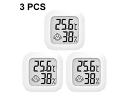 Pacote Com 3 Medições De Umidade, Higrômetro Digital, Medição Ambiente Para Casa, Monitor De Temperatura E Umidade De Alta Precisão Para Uso Domé