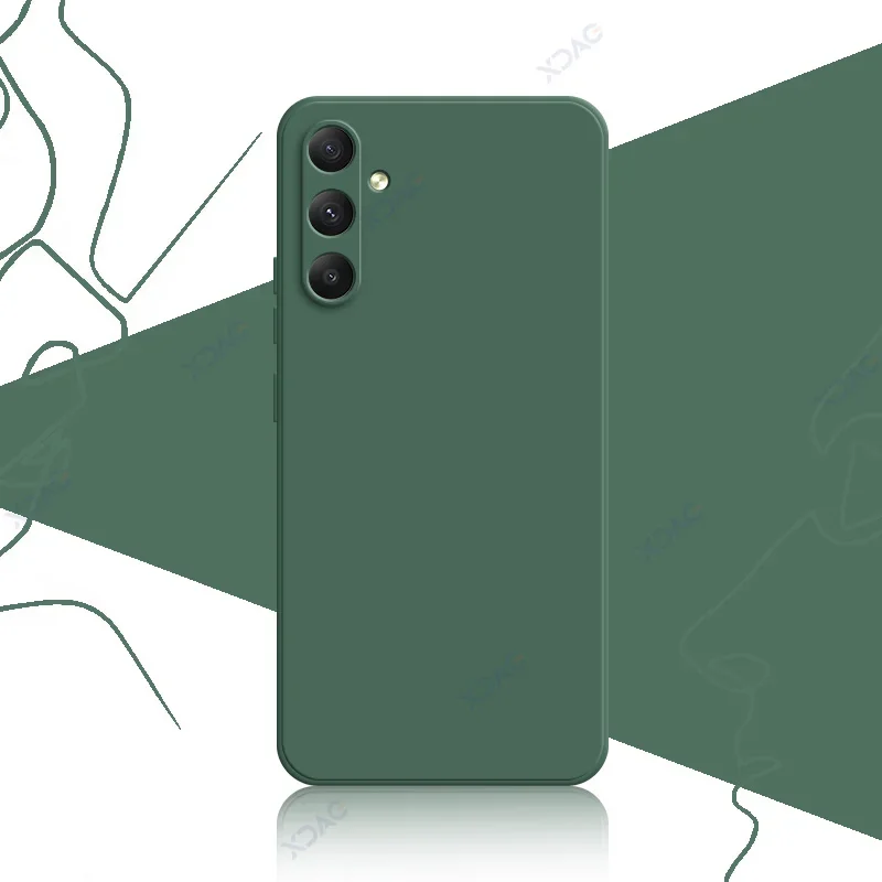 Verde Militarsamsung A34 5gsamsunga34 Samsunga54 Capa Protetora Macia 360° MDUG