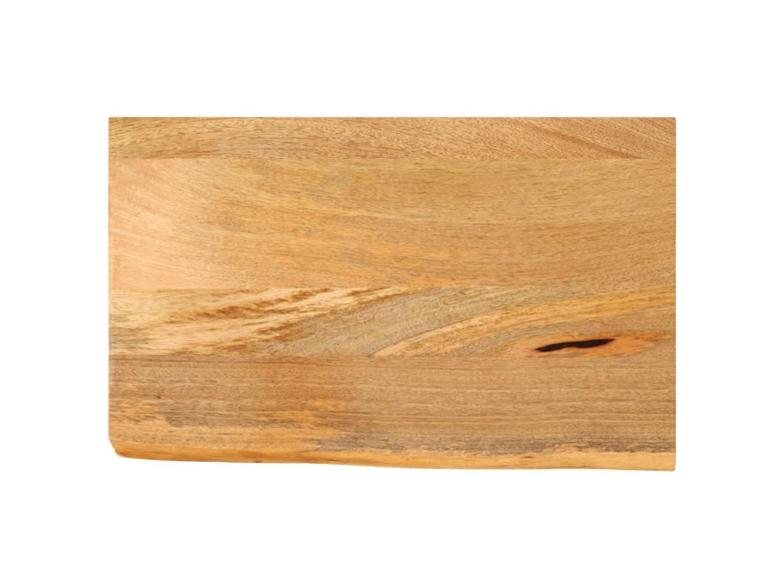 Vidaxl Tampo De Mesa C/ Borda Viva 40x20x3,8 Cm Mangueira Maciça