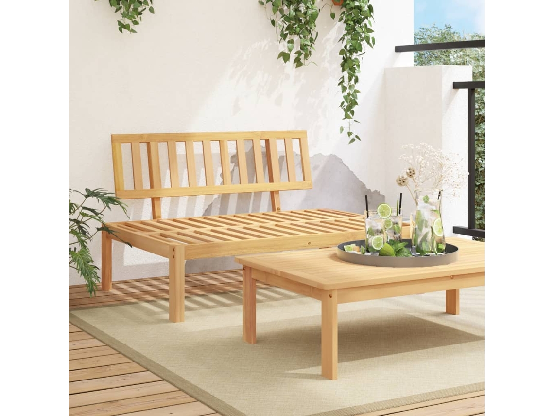 Sofá De Centro Em Paletes Para Jardim Madeira De Acácia Maciça Dkd Home Decor