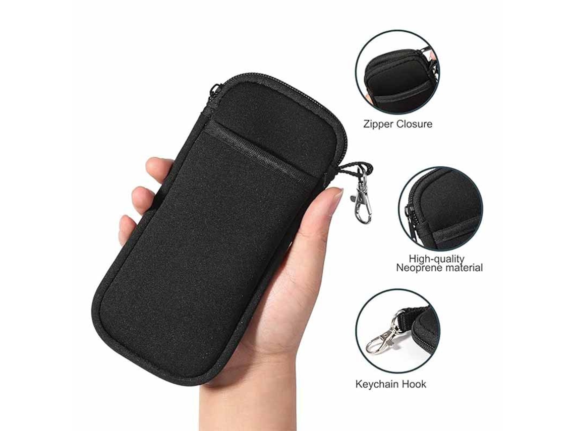 Saco De Proteção Portátil Para Disco Rígido, Capa Portátil Com Fecho Para Telemóvel