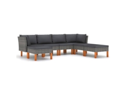 Garden Lounge Set, Garden Lounge Sets Vidaxl Cinzeto Rattan / Vime (n/a)