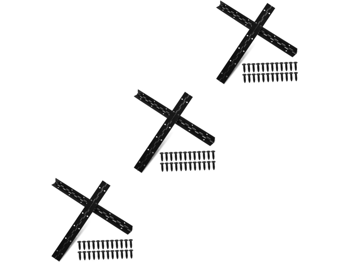 Conjunto De 6 Dobradiças Piano Em Metal, Longas E Resistentes, Para