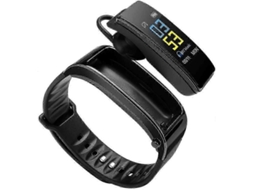 Pulseira Inteligente Multifuncional com Fone de Ouvido Bluetooth Embutido, Relógio À Prova D'água e Fones de Ouvido Sem Fio TAISHENGDA