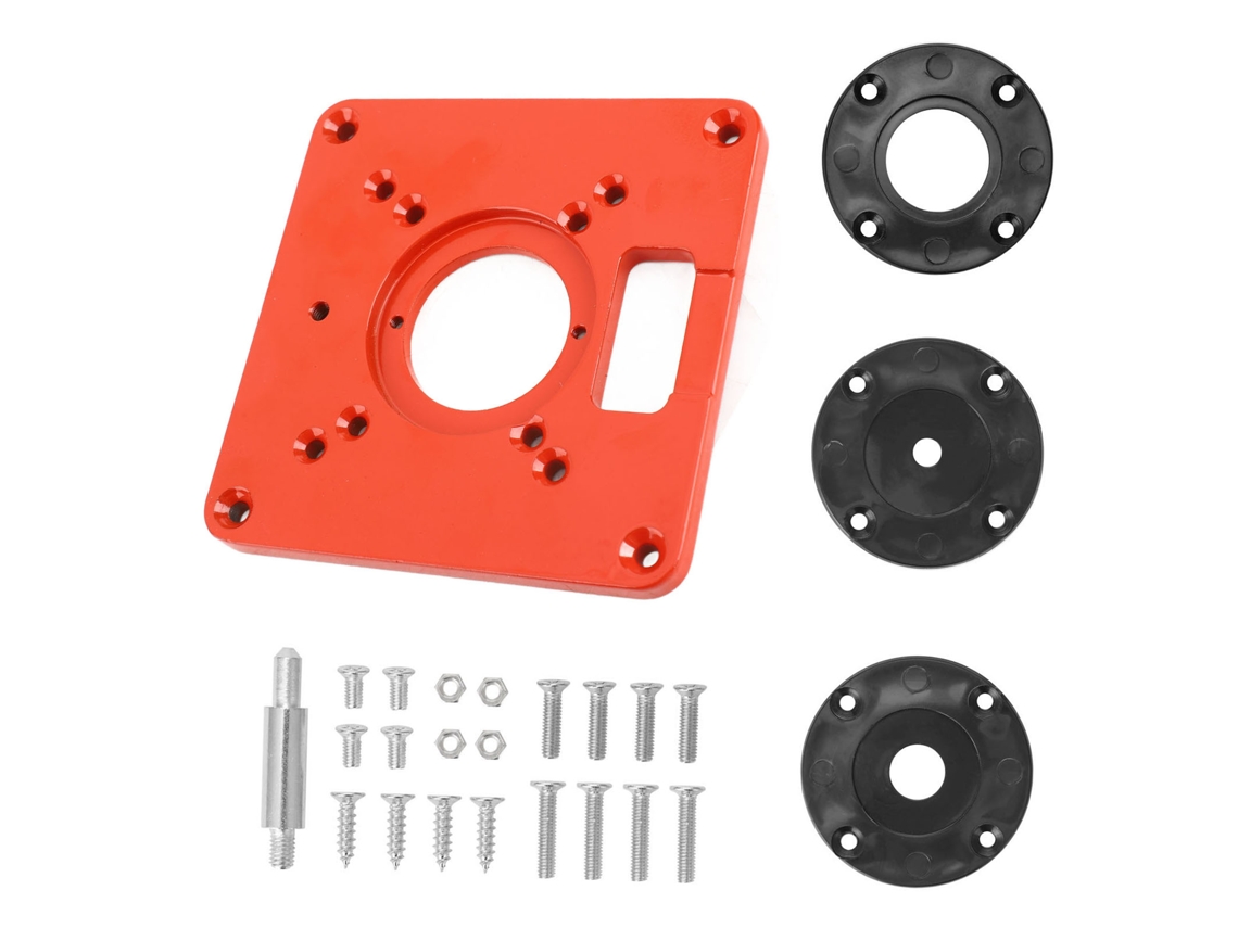 Placa De Inserção Para Mesa De Roteador Multifuncional De Alumínio Para Carpintaria Taller Roteador Grabador Máquina