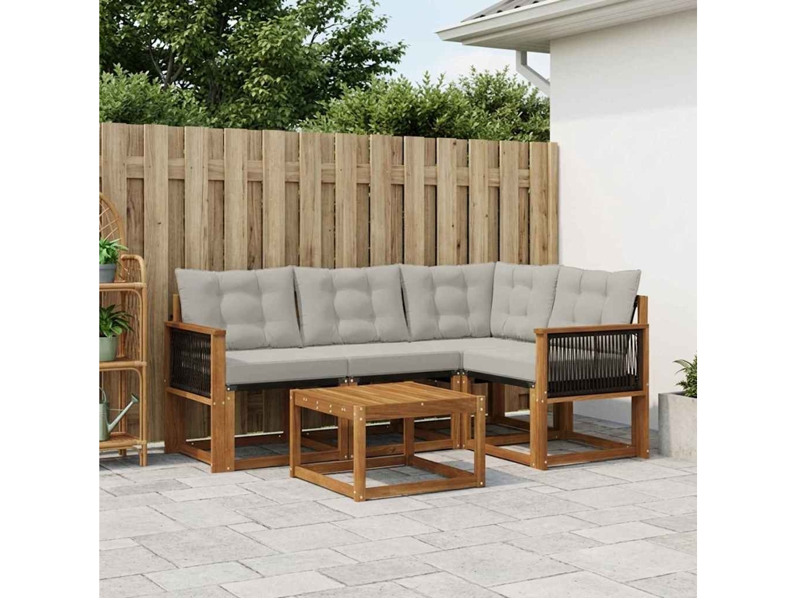 Vidaxl Conjunto De Sofás Para Exterior 5 Unid.