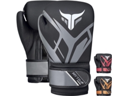 Luvas de Boxe Pour Criança MYTRA FUSION Luvas de Boxe Junior Avec Palma Ventilada Mma, Muay Thai, Sparring, Combat Cinzento