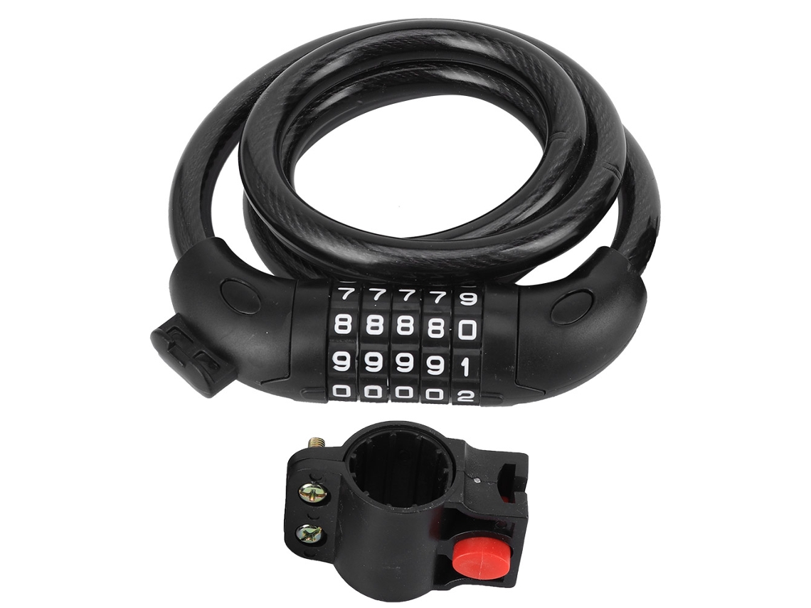 Cadeado Para Bicicleta Elétrica De Montanha, Fixo, Portátil, Antifurto, Com Trava De Código. Aquaforge