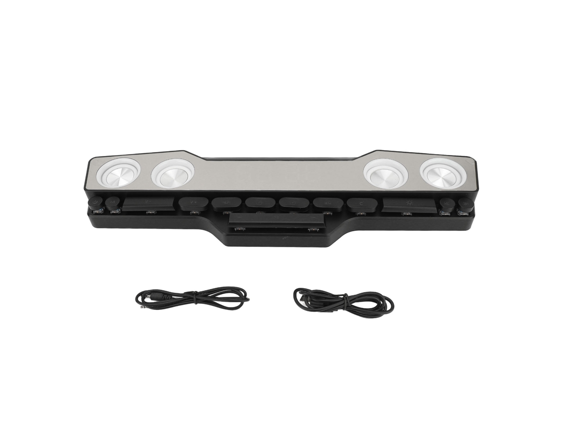 Altifalante Bluetooth com luz RGB, design em forma de teclado | EOOCOO