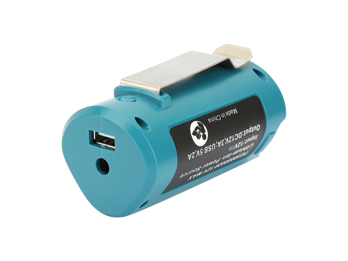 Adaptador Conversor De Fonte De Alimentação Usb Para Makita 12v Pe00000020