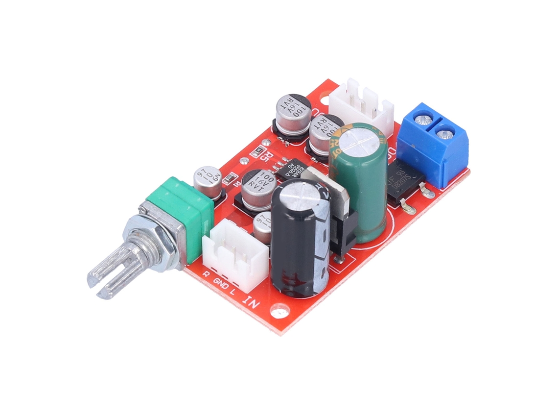 Laxiscreed Pré-amplificador Para Subwoofers Com Controlo De Volume E Amplificador De Potência