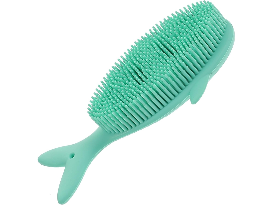 Lurelia Escova De Banho Para Bebé De Cuidado Corporal, Silicone Macio, Cerdas Macias E Pega Ergonómica, Uso Diário Confortável