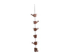 Cadeia De Chuva Decorativa 6 Copos Para Jardim