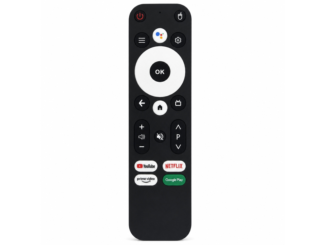 Comando Bluetooth Com Controlo Por Voz Compatível Com Tv Box Homatics E Mecool Km7, Km2, Km1, Km3 E Km6_dae
